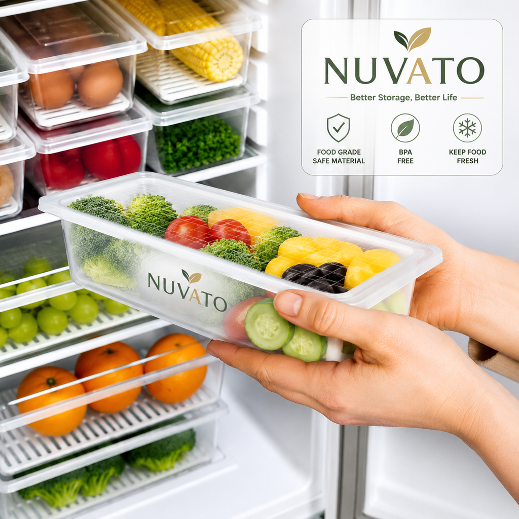 Nuvato Food Storage Containers – Airtight Kitchen Storage Containers