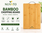 Nuvato Bamboo Chopping Board – Premium Kitchen Cutting Board